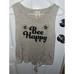 Women Ladies French Pastry Blouse Sleeveless Size Medium